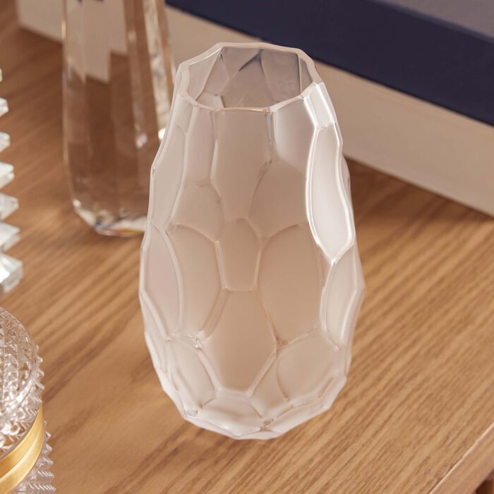 lalique terramineral silex vase small clear