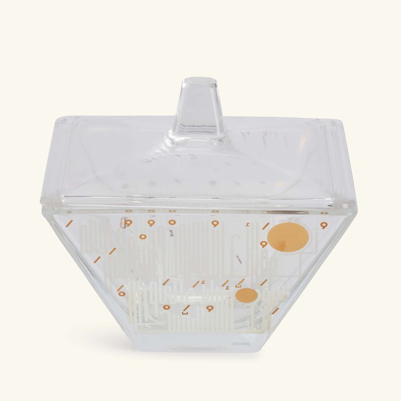 دملاج وعاء الضيافة حياة ذهبي اللون