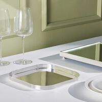 christofle k t serving tray square small silver plated