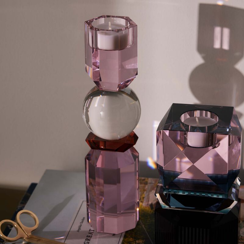 reflections copenhagen radiant memphis candle holder rose