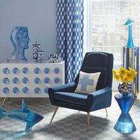 Grand Tour God Bust Sculpture Extra Large Blue jonathan adler grand tour god bust sculpture extra large blue