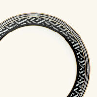 La Greca Signature Dinner Plate Round White 27cm versace la greca signature dinner plate round white 27cm