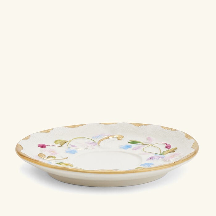 فيلاري فنجان الشاي تاورمينا مع صحنه متعدد الألوان