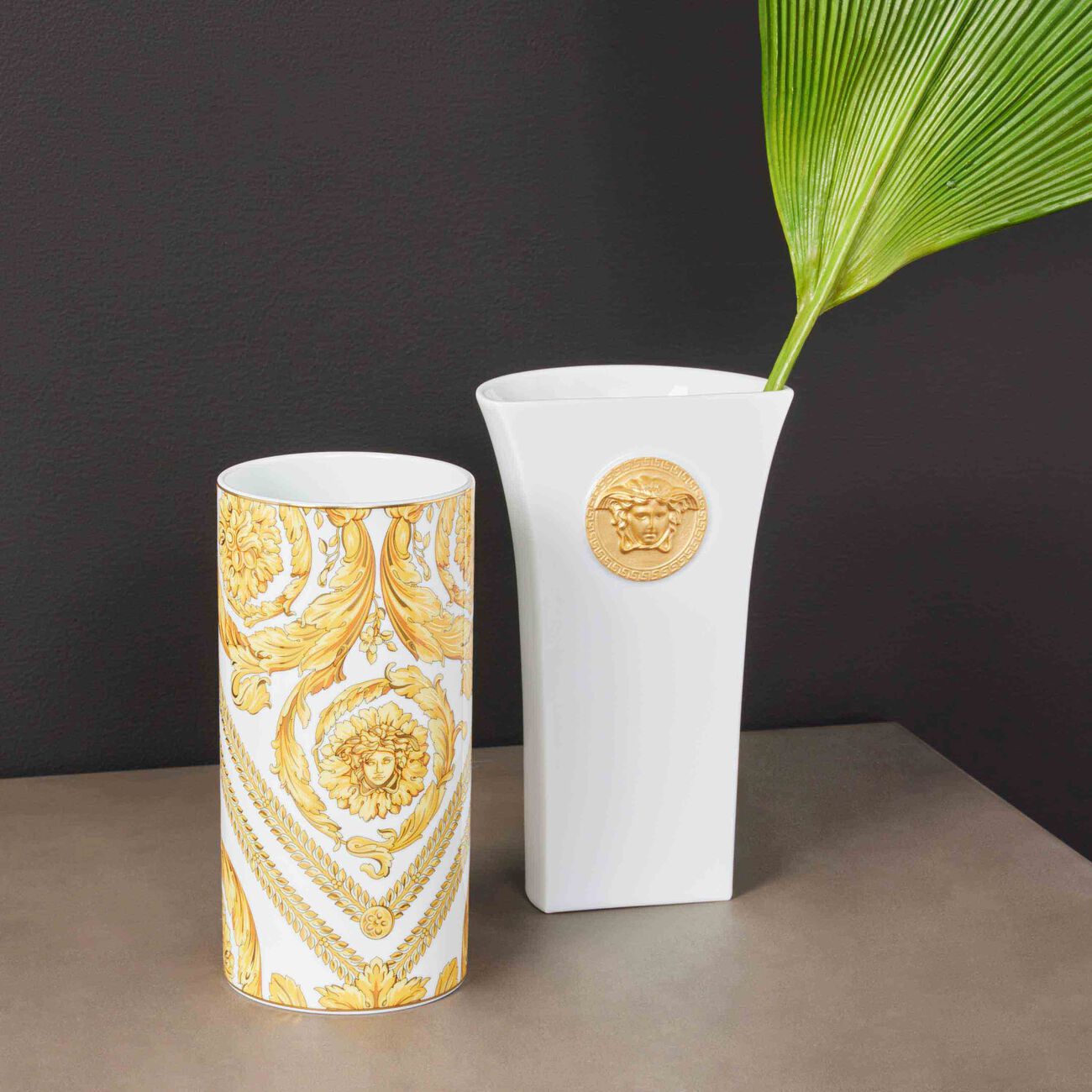 Medusa Rhapsody Vase Small White versace medusa rhapsody vase small white