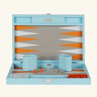 فيدو طاولة لعب باللون الأزرق الزبرجدي بتأثير جلد التمساح