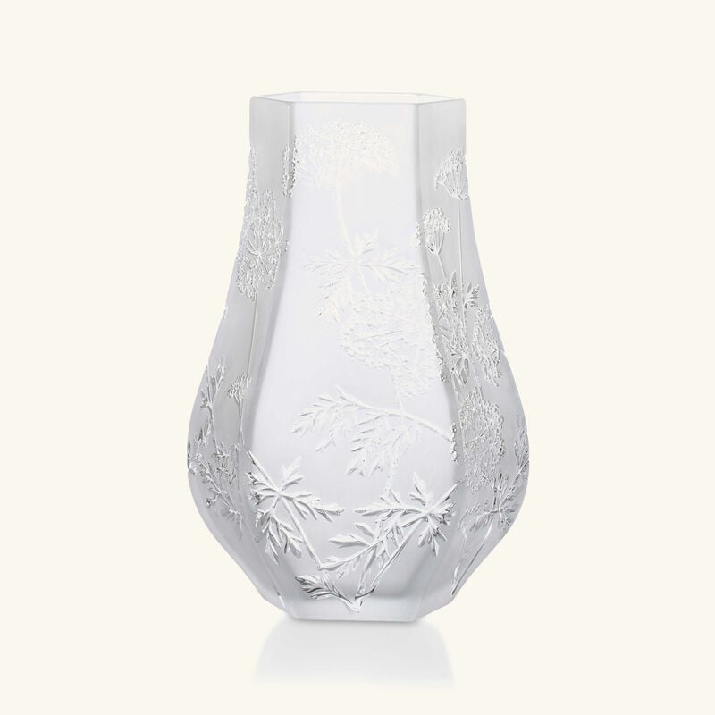 Umbels Vase Medium Clear lalique umbels vase medium clear