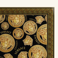 Medusa Amplified Placemat Black Set Of 2 versace medusa amplified placemat black set of 2