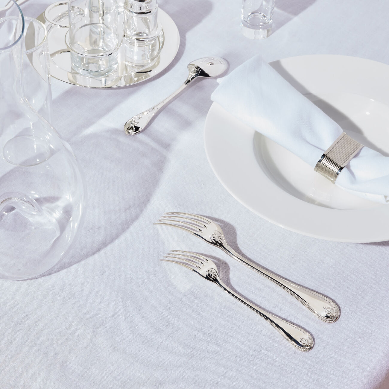 Malmaison Dessert Fork Sterling Silver christofle malmaison dessert fork sterling silver