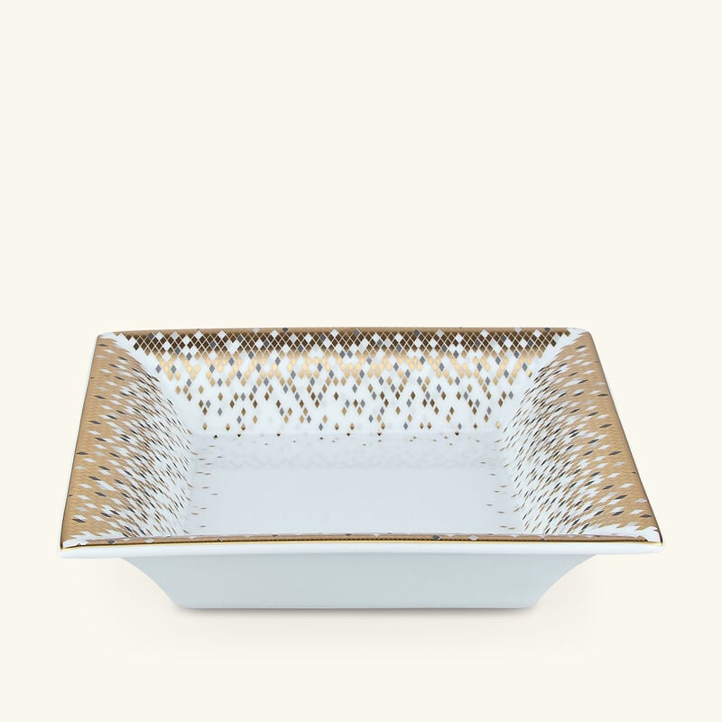 haviland souffle d or serving tray medium gold
