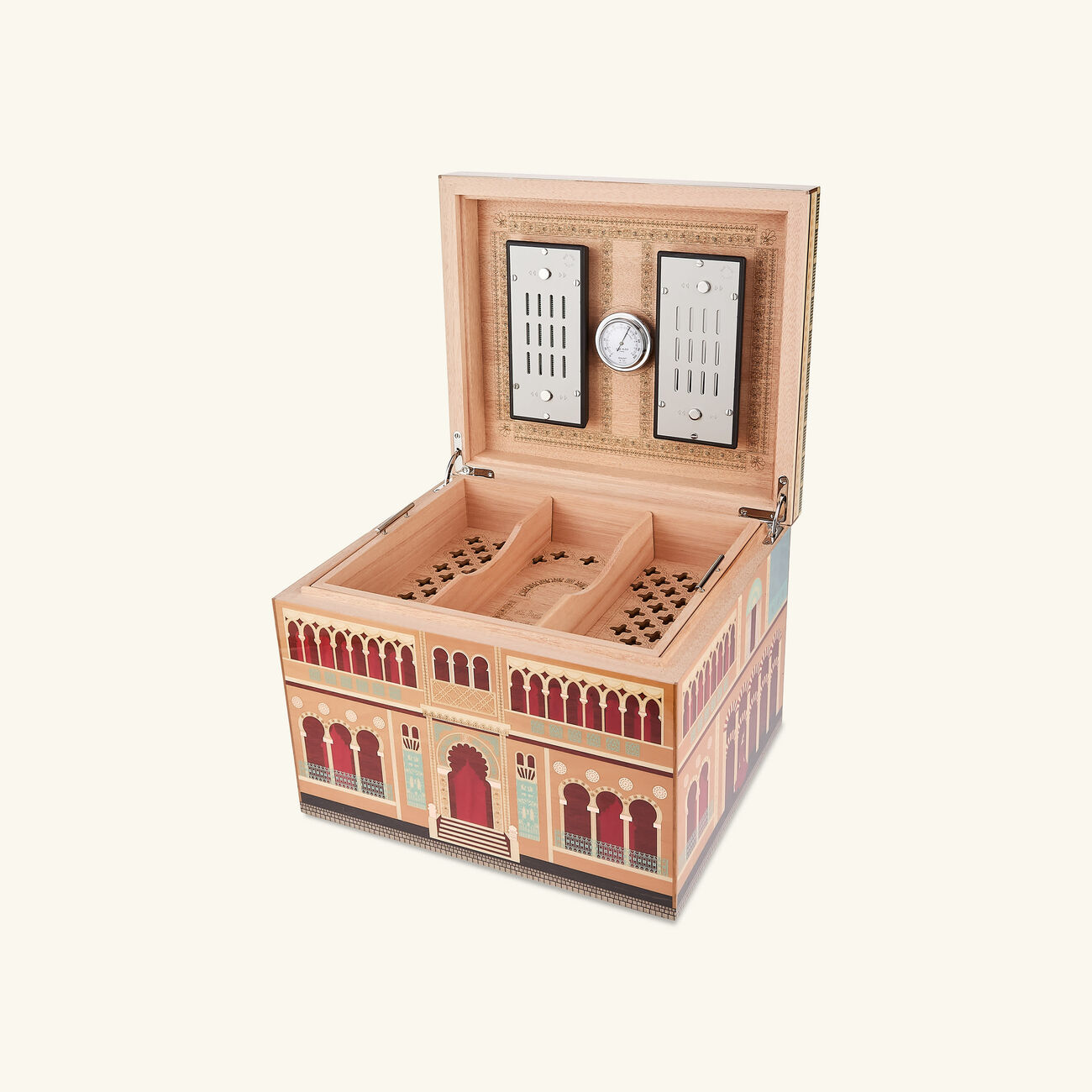 "Palacio Cienfuegos" Humidor Brown elie bleu palacio cienfuegos humidor brown