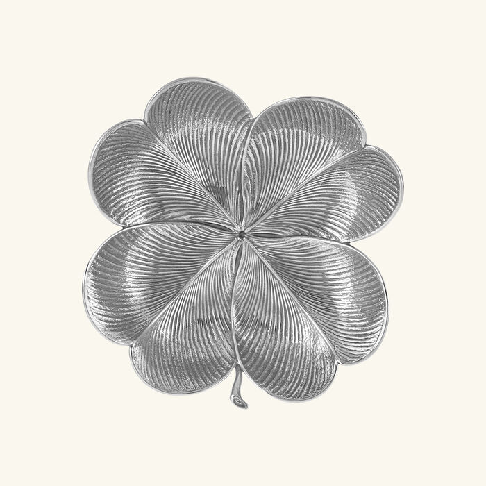 buccellati clover leaf bowl medium silver