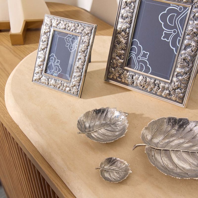 buccellati hazelnut leaf bowl small silver