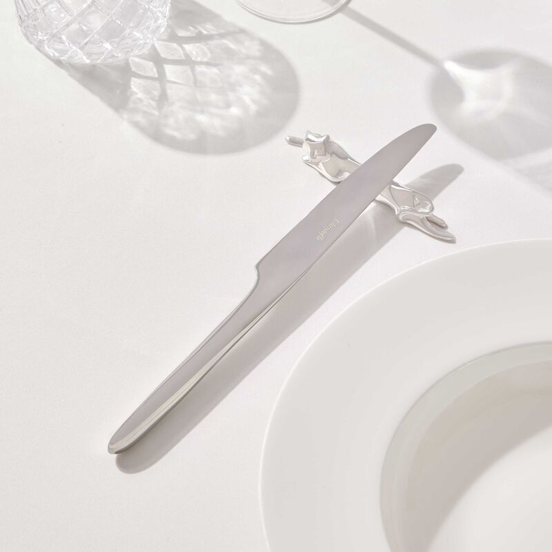 طقم جاليا دوج آند كات مؤلف من مسندين للسكاكين مطلي بالفضة كريستوفل طقم جاليا دوج آند كات مؤلف من مسندين للسكاكين مطلي بالفضة