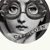 Tema e Variazioni no.357 Capricorn Wall Plate fornasetti tema e variazioni no 357 capricorn wall plate