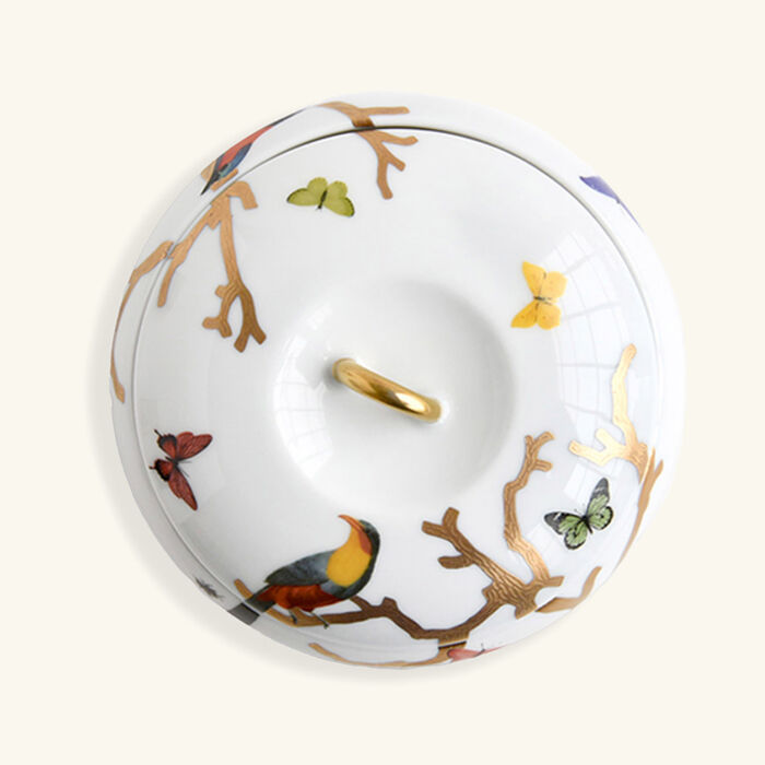 Aux Oiseaux Decorative Box Gold bernardaud aux oiseaux decorative box gold