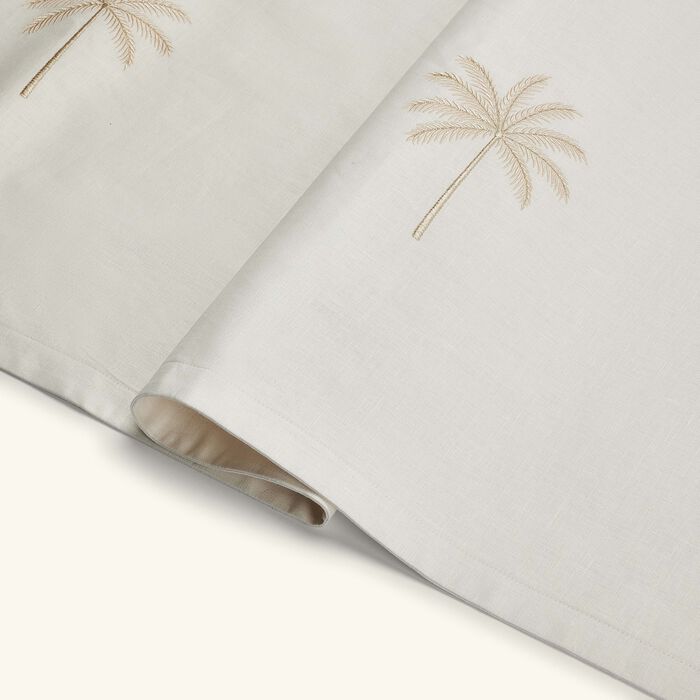 catherine denoual palm tree runner beige
