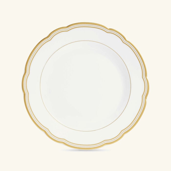 bernardaud pompadour bread   butter plate round gold 16cm
