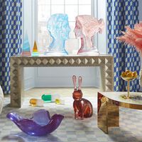 Grand Tour God Bust Sculpture Extra Large Blue jonathan adler grand tour god bust sculpture extra large blue