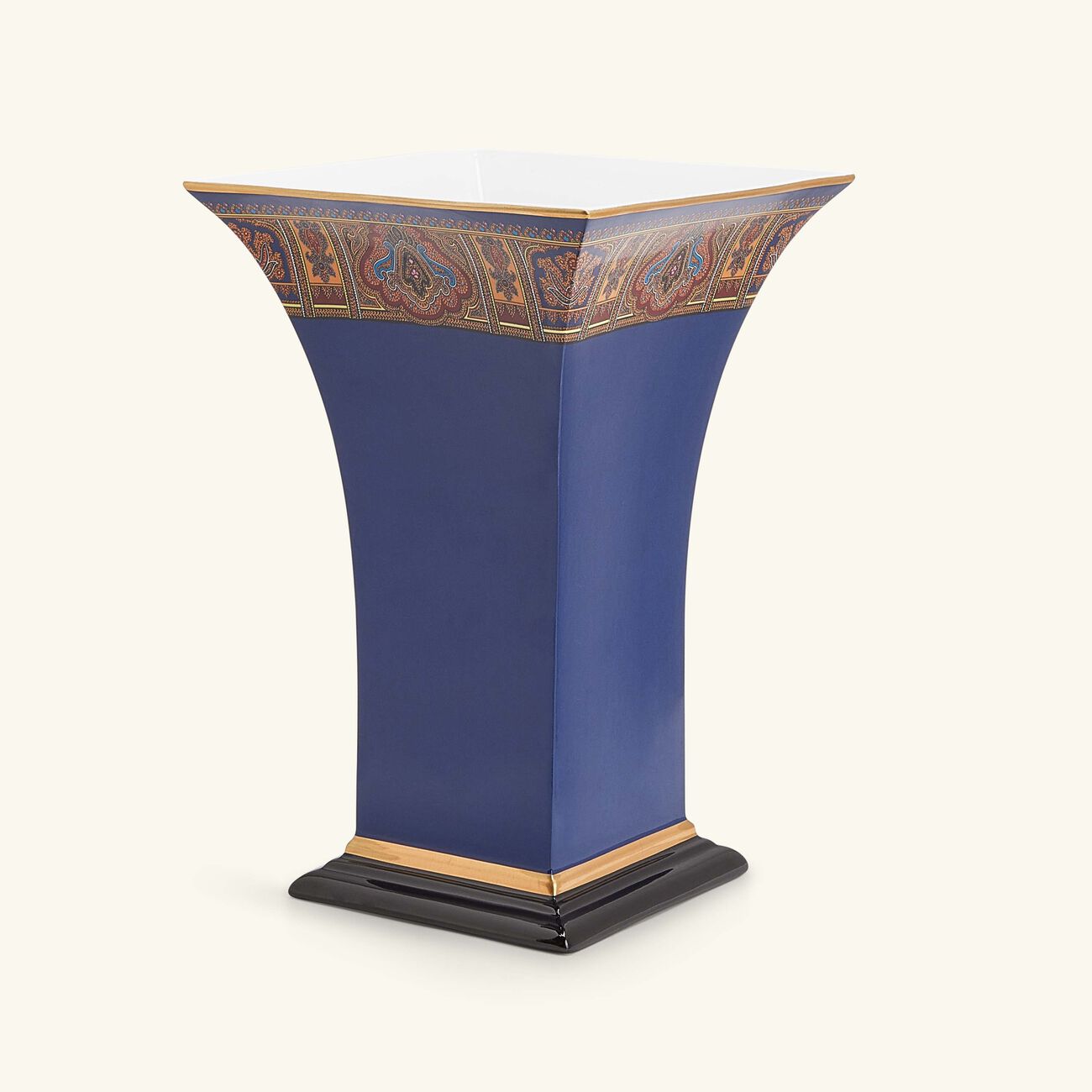 إيترو مزهرية كشمير متوسطة باللون الأزرق