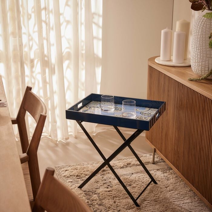 إيترو حامل صواني معدني قابل للطي