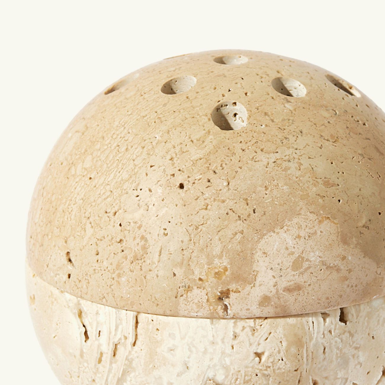 Beige Stone Incense Burner light of sakina beige stone incense burner