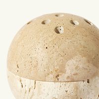 Beige Stone Incense Burner light of sakina beige stone incense burner