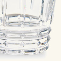 baccarat harlequin drinking glass clear set of 2