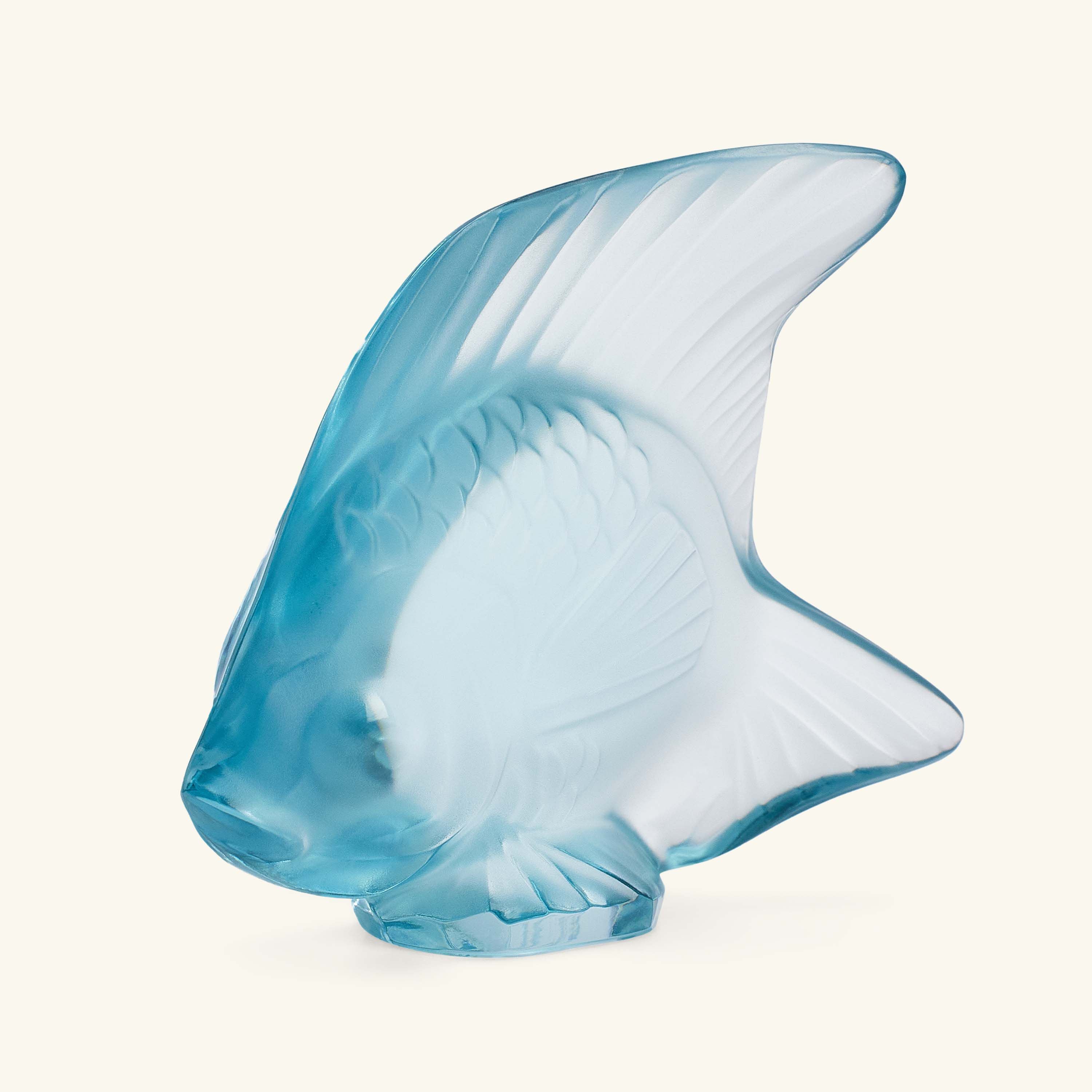 Lalique Fish Figurine Mini Persepolis Blue | Tanagra UAE
