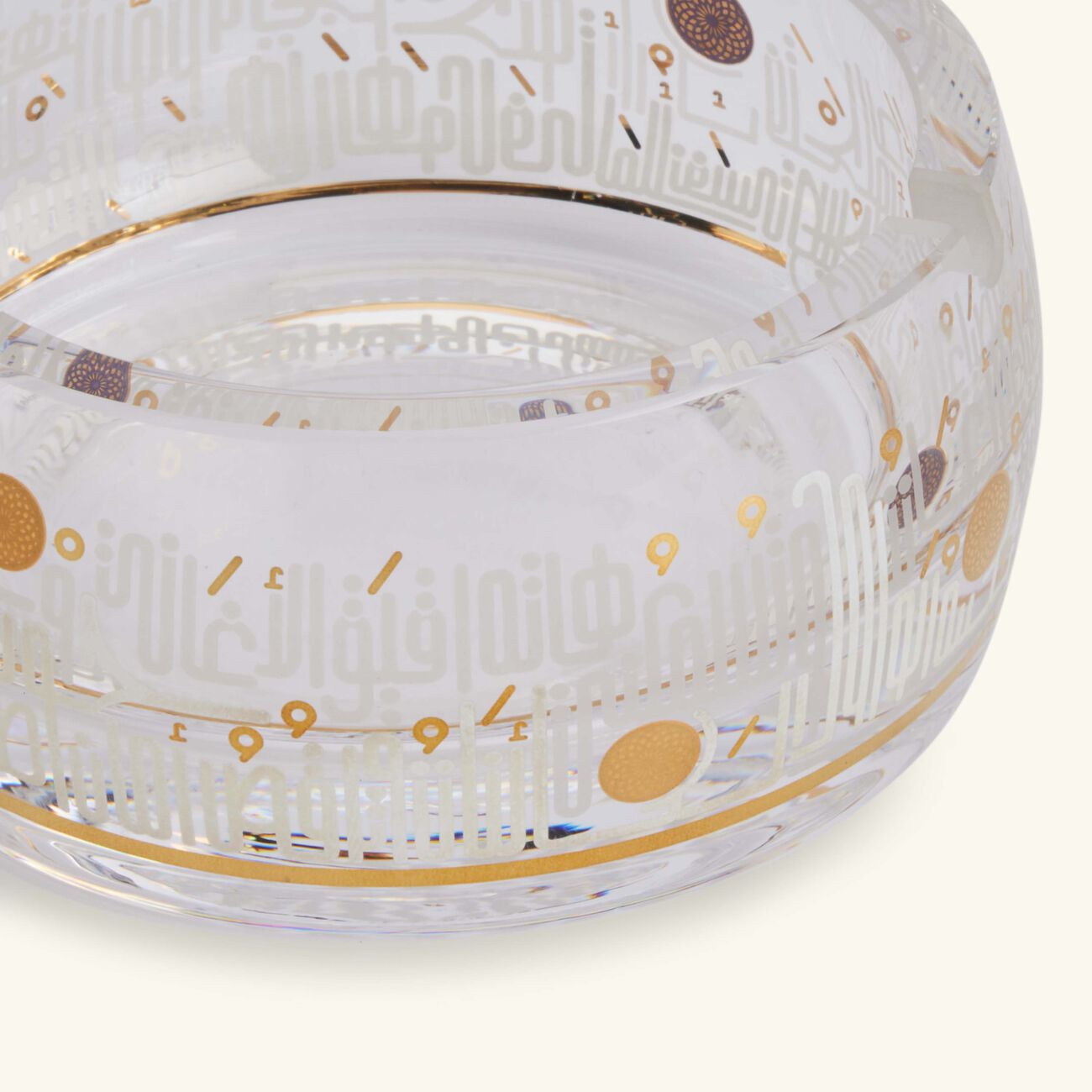 dimlaj hayat ashtray round clear