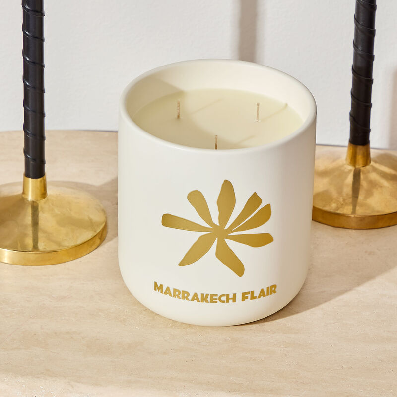 Marrakech Flair Travel From Home XL Scented Candle assouline marrakech flair travel from home xl scented candle