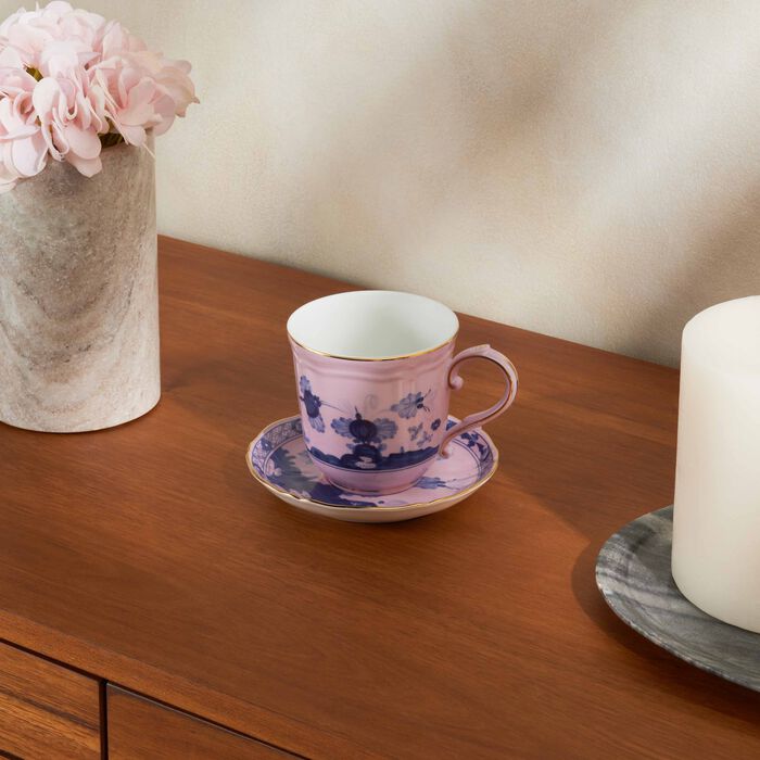 جينوري 1735 كوب الشاي والقهوة أوريينتي إيتاليانو أزاليا وردي