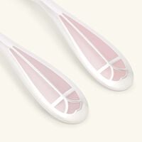 Quartz Talisman Baby Flatware Pink Set Of 2 christofle quartz talisman baby flatware pink set of 2