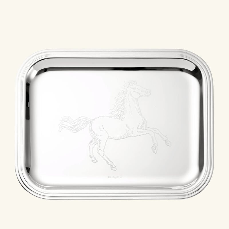 Albi Lunar New Year Serving Tray Silver Plated 26x20cm christofle albi lunar new year serving tray silver plated 26x20cm