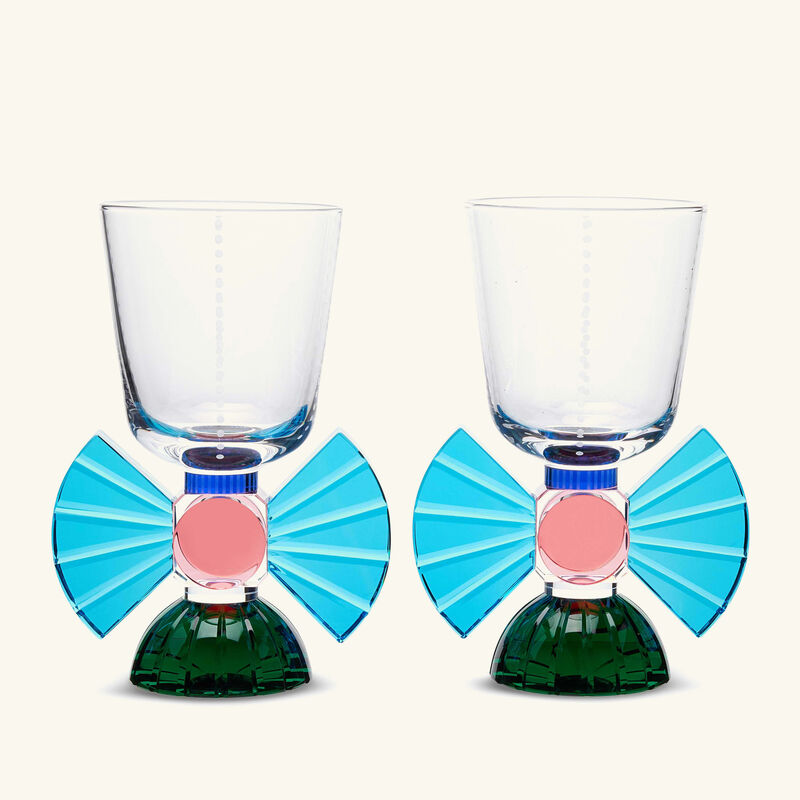 Somerset Drinking Glass Blue Set Of 2 reflections copenhagen somerset drinking glass blue set of 2