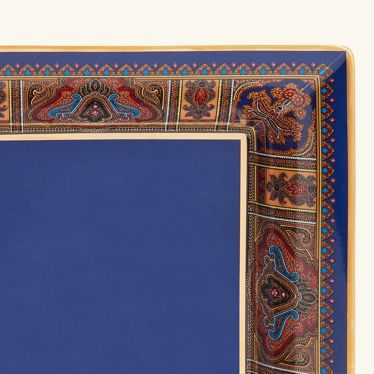 إيترو صينية كشمير للمقتنيات الصغيرة مربعة صغيرة باللون الأزرق