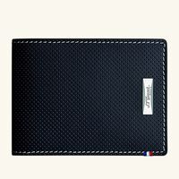 Defi Perforated 6 Card Wallet Black st dupont defi perforated 6 card wallet black
