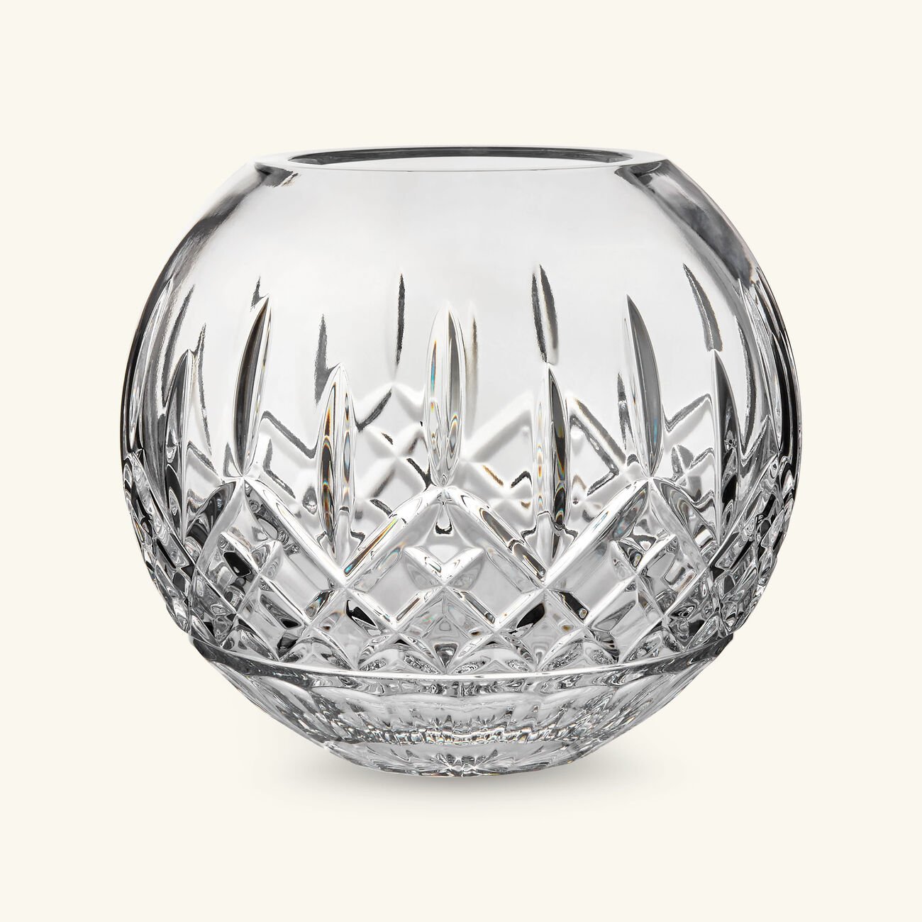 waterford lismore rose vase bowl medium clear