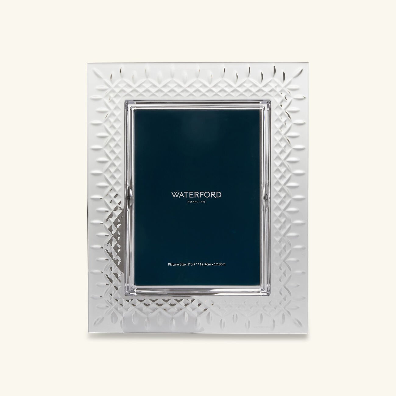 waterford lismore photo frame clear 5x7in