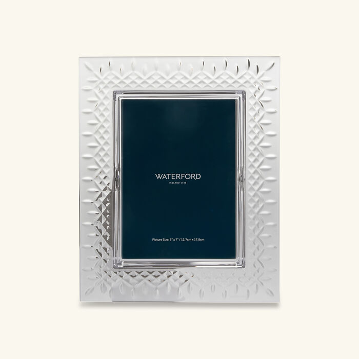 waterford lismore photo frame clear 5x7in