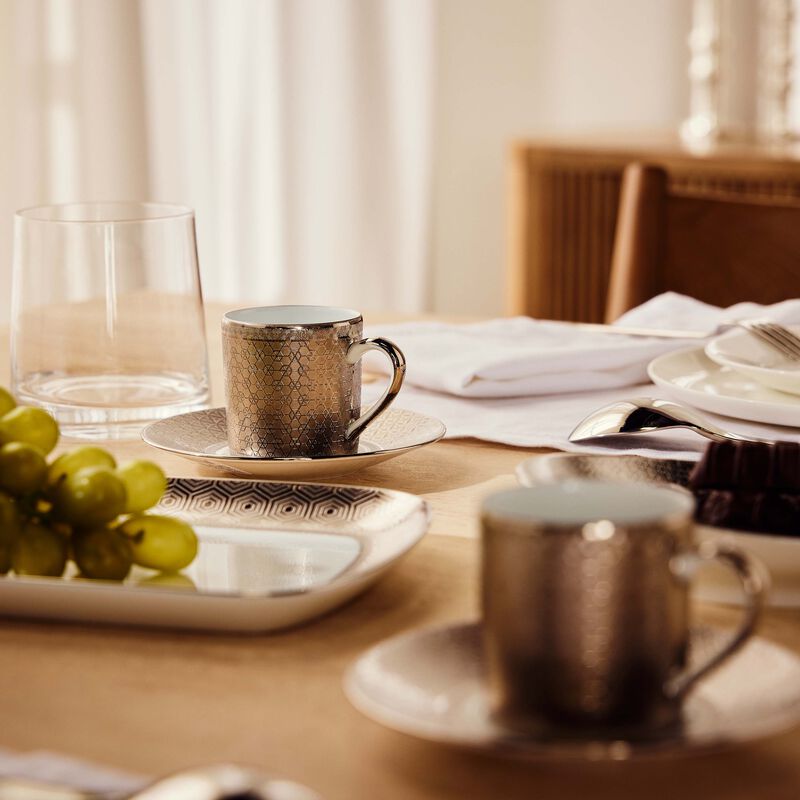 Divine Coffee Cup & Saucer Grey bernardaud divine coffee cup saucer grey