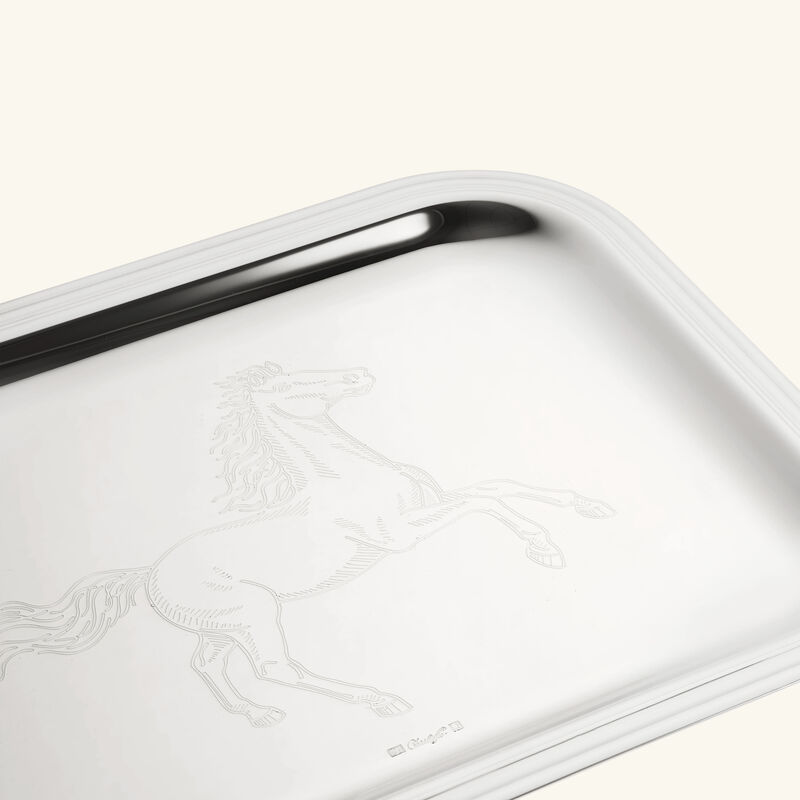 Albi Lunar New Year Serving Tray Silver Plated 26x20cm christofle albi lunar new year serving tray silver plated 26x20cm