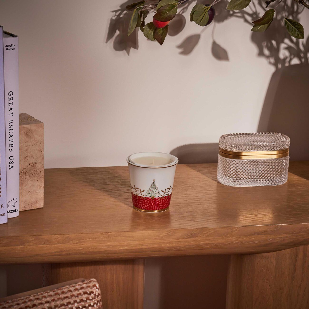 bernardaud noel tumbler with candle