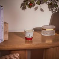 bernardaud noel tumbler with candle