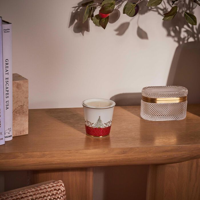 bernardaud noel tumbler with candle