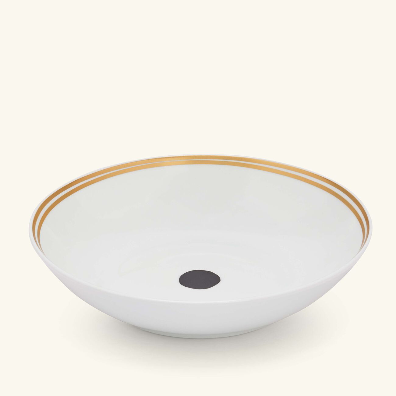 Aboro Soup Plate Round Black 19cm bernardaud aboro soup plate round black 19cm
