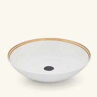 Aboro Soup Plate Round Black 19cm bernardaud aboro soup plate round black 19cm