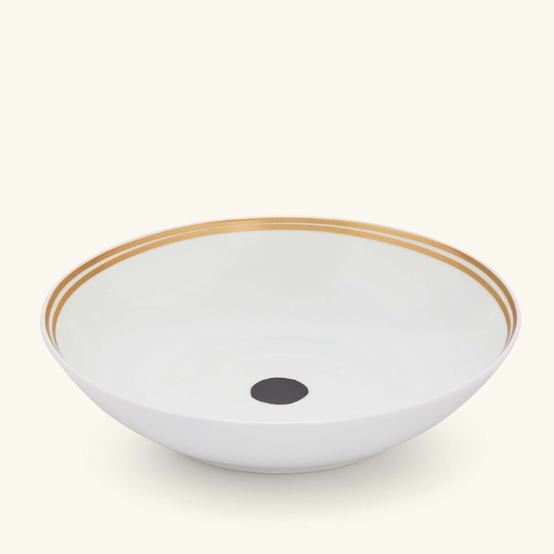 Aboro Soup Plate Round Black 19cm bernardaud aboro soup plate round black 19cm