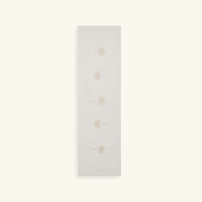 catherine denoual palm tree runner beige