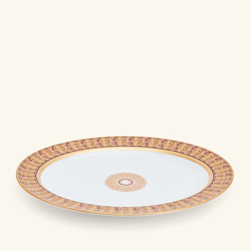 Eventail Serving Platter Oval White 33cm bernardaud eventail serving platter oval white 33cm