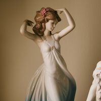 lladro ethereal spirit sculpture medium blue